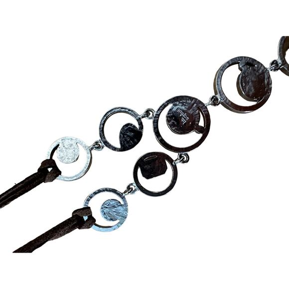 Lia Sophia Brown Leather Cord Necklace - Picture 6 of 6